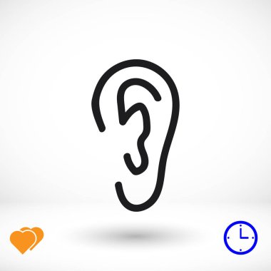 İnsan kulağının simgesi