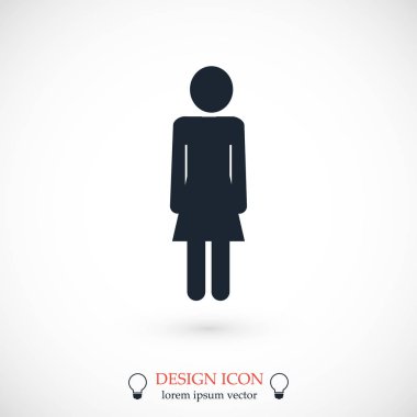 kadının siyah simgesi