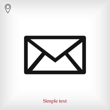  Zarf satırı simgesi 