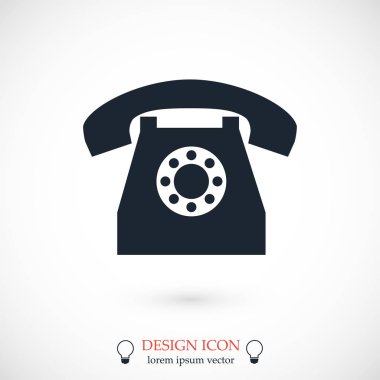 telefon işareti simgesi