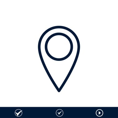 harita işaretçi simgesi 