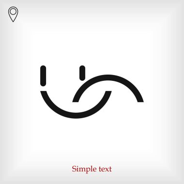 gülümseme düz simgesi 