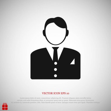 İşadamı işareti simgesi