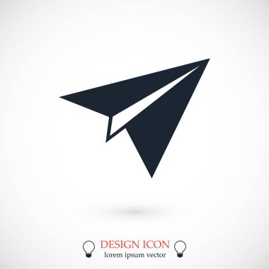 kağıt düzlem simgesi