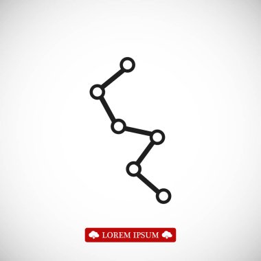 iş diyagram simgesi 