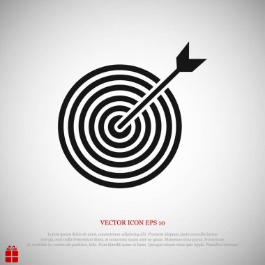 Hedef vektör simgesi