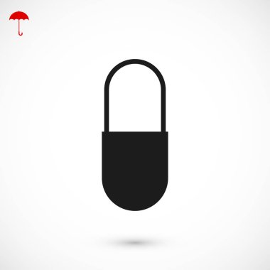 ilaç kapsül simgesi