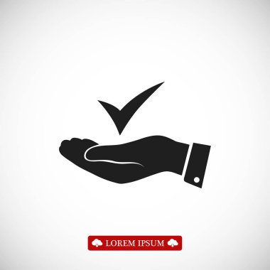 işareti simgesi onaylamak