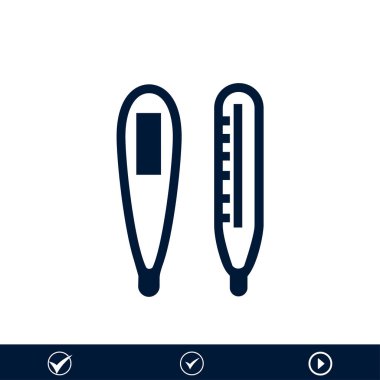 iki Termometreler simgesi