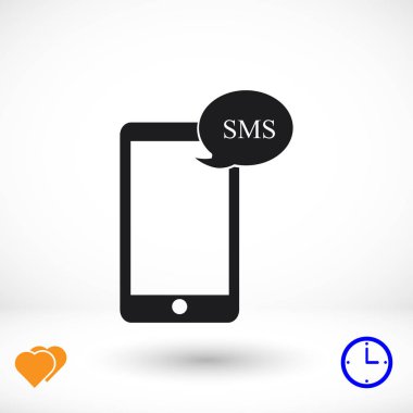 Cep telefonu sms simgesi