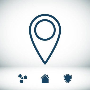 harita işaretçi simgesi 