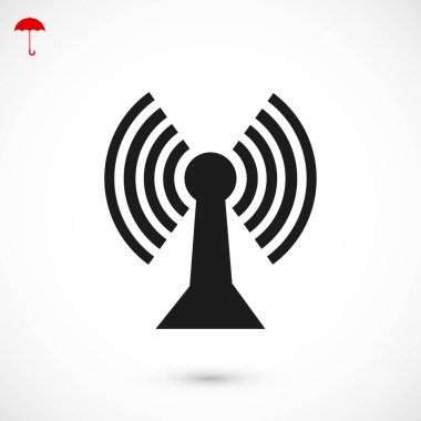 Comunication düz simgesi