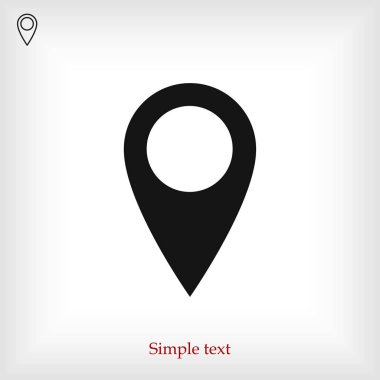 harita işaretçi simgesi 