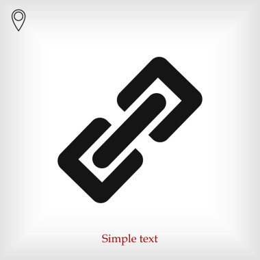 Zincir bağlantı simgesi 