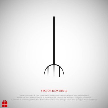 Bahçe dirgen simgesi