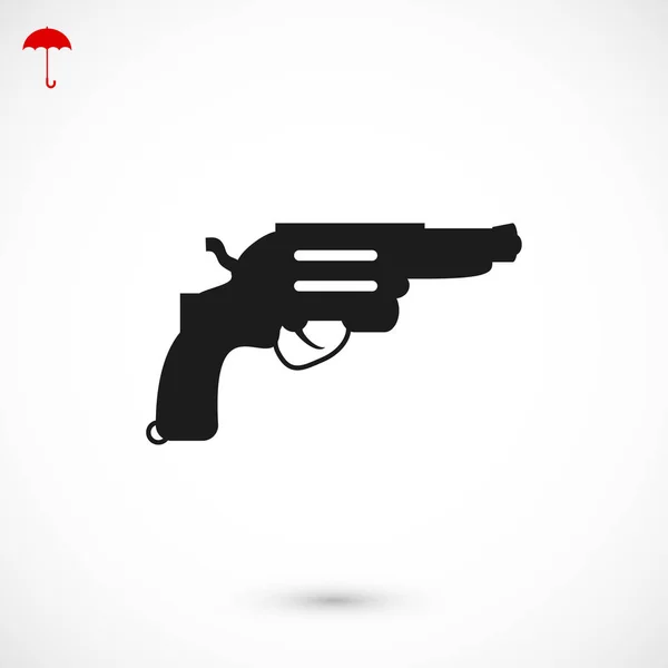 Revolver web icon — Stock Vector