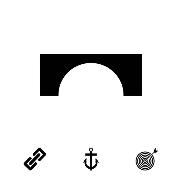 Puente icono simple — Archivo Imágenes Vectoriales
