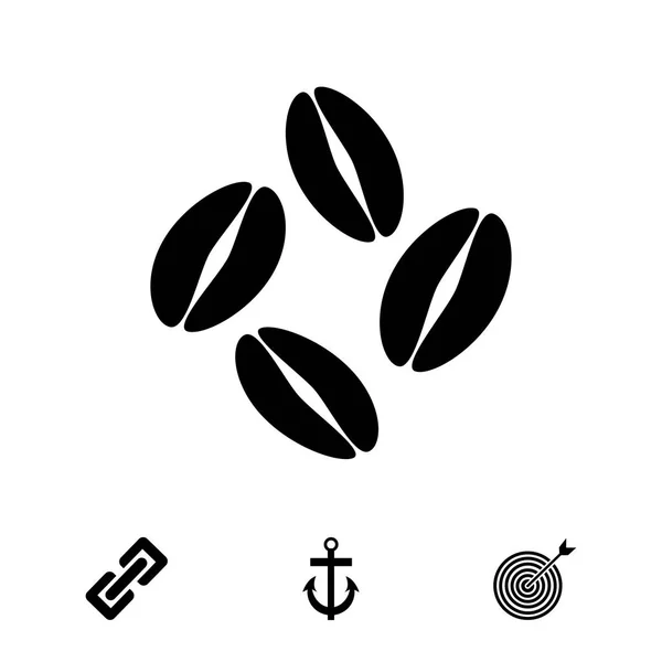 Icono granos de café — Archivo Imágenes Vectoriales