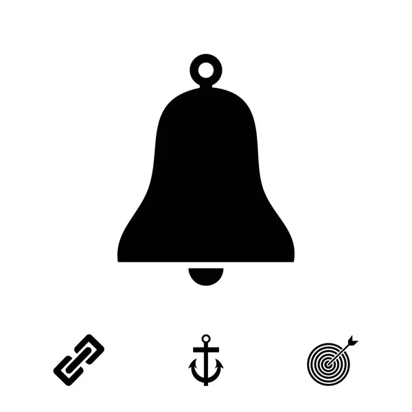Jednoduchý ikonu zvonku — Stockový vektor