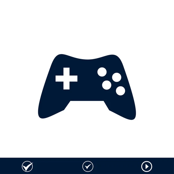 Gamepad web pictogram — Stockvector