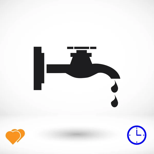 Water faucet icon — Stock Vector