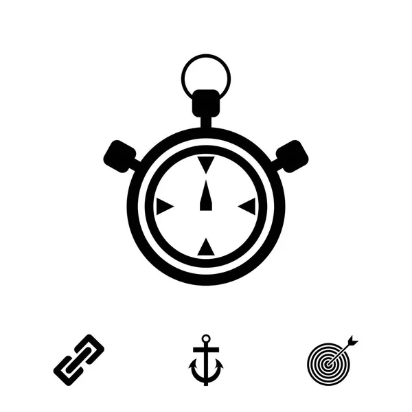 Icône web chronomètre — Image vectorielle