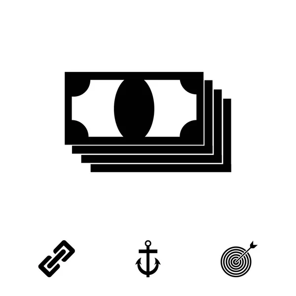 Dinero icono simple — Archivo Imágenes Vectoriales