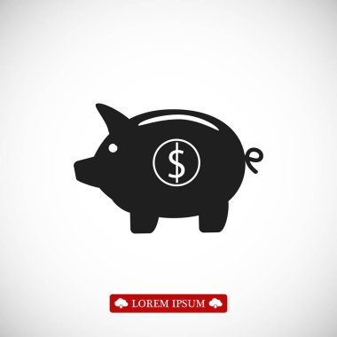 Domuz kumbarası - para biriktirme simgesi