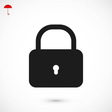 kilit işareti simgesi