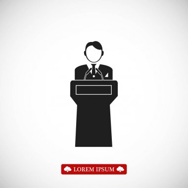  Hoparlör standlar podyum arkasında