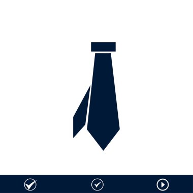 Siyah kravat simgesi 