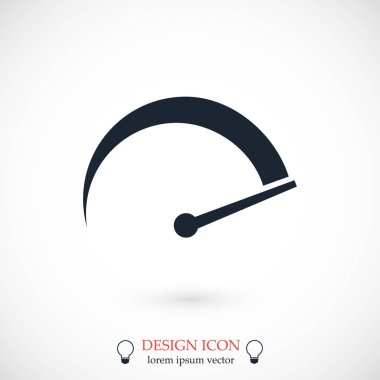 hız göstergesi en iyi düz simgesi