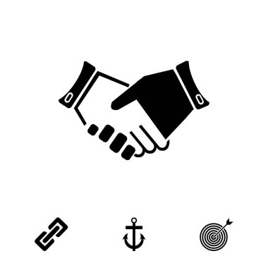 iş headshake simgesi