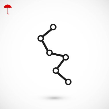 iş diyagram simgesi 