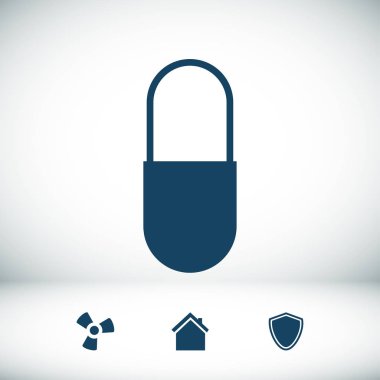 ilaç kapsül simgesi