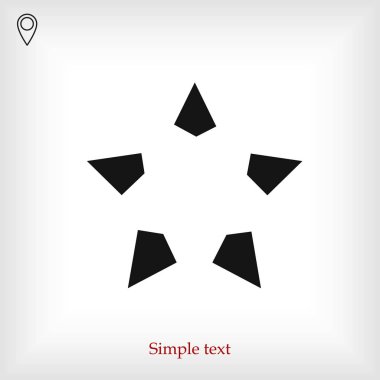 yaratıcı yıldız simgesi