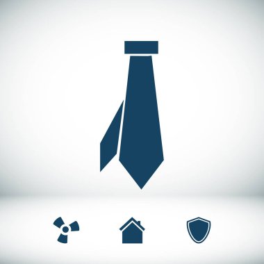 Siyah kravat simgesi 