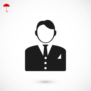 İşadamı işareti simgesi