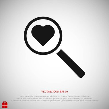 kalp arama simgesi