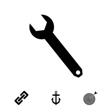 Düz İngiliz anahtarı simgesini