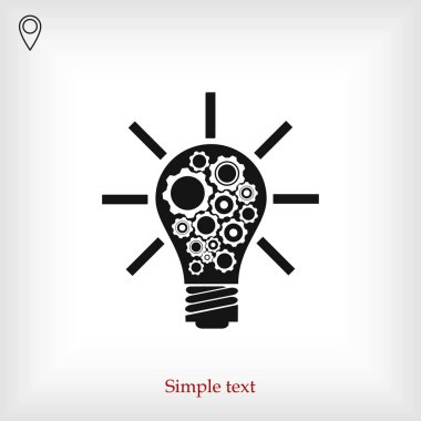 Ampul dişli simgesiyle