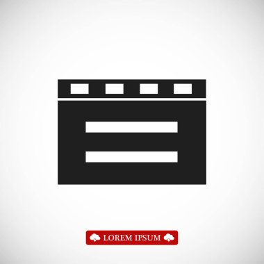 sinema clapper simgesi