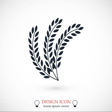 buğday en iyi düz simgesi