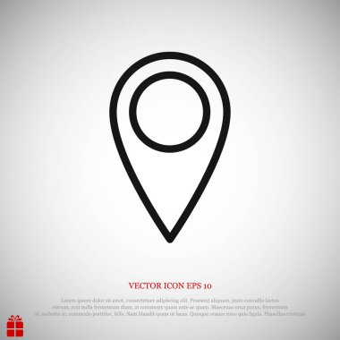 harita işaretçi simgesi 