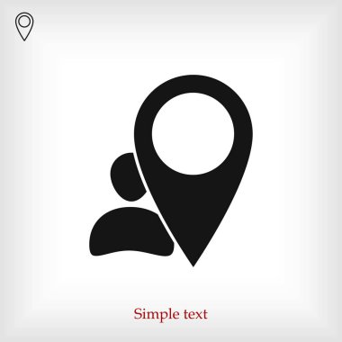 Avatar ve harita işaretçi simgesi