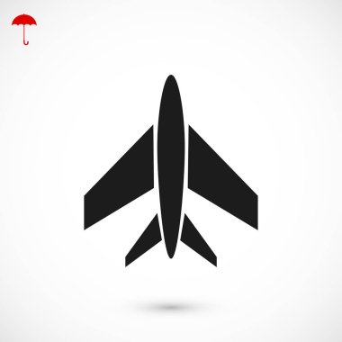 Uçak Düz Simgesi