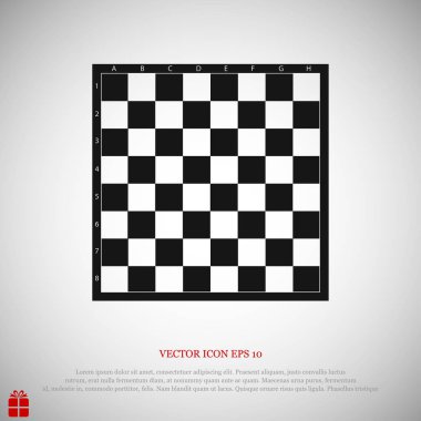 Satranç vektör simgesi
