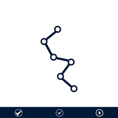 iş diyagram simgesi 