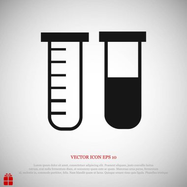 tıbbi tüpler simgesi