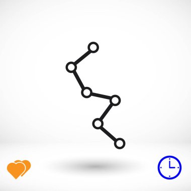 iş diyagram simgesi 